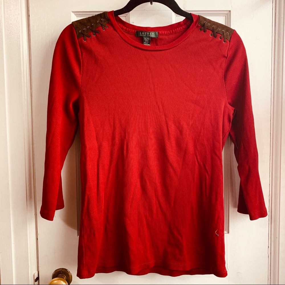 Ralph Lauren | Ribbed Cotton Tee